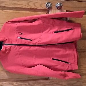 Spyder red zip up jacket/shell